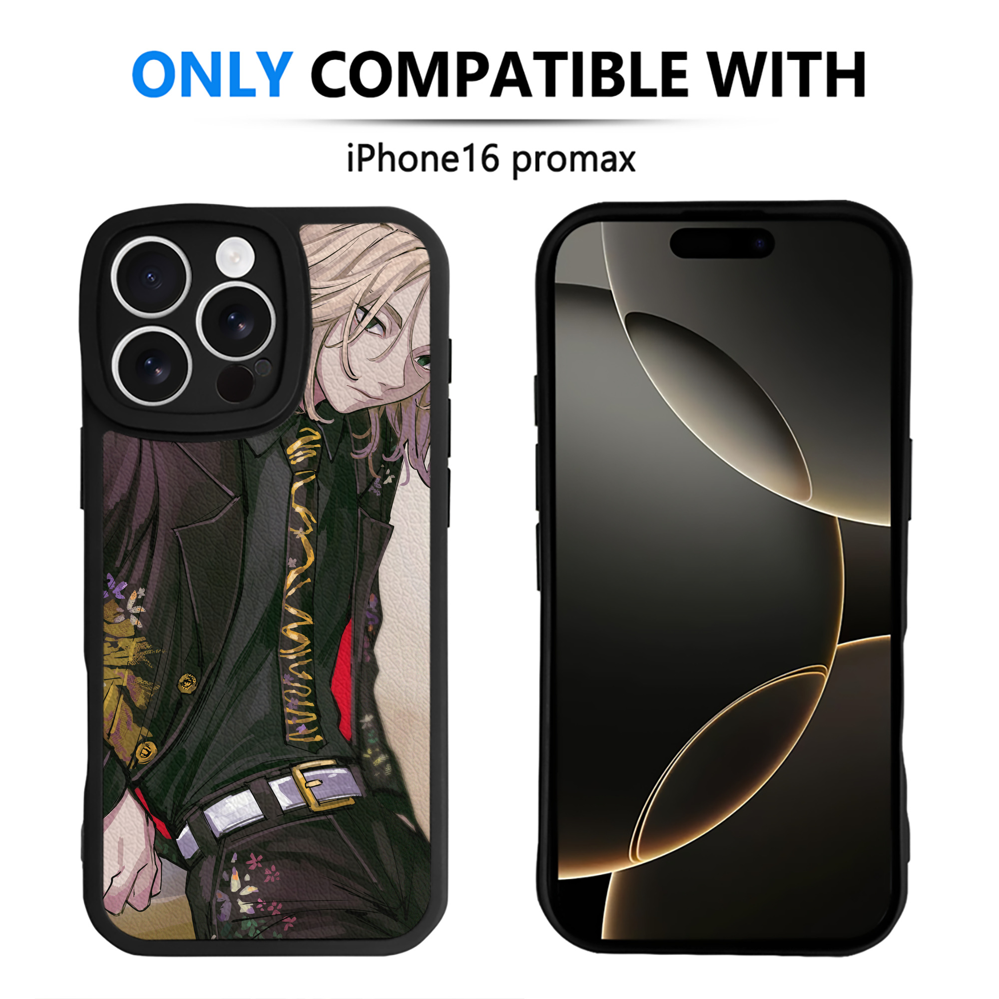 （画像用） 東京リベンジャーズ Tokyo Revengers 【iPhone 16シリーズ対応】シリコンスマホケース（レザー調） 材質：シリコン